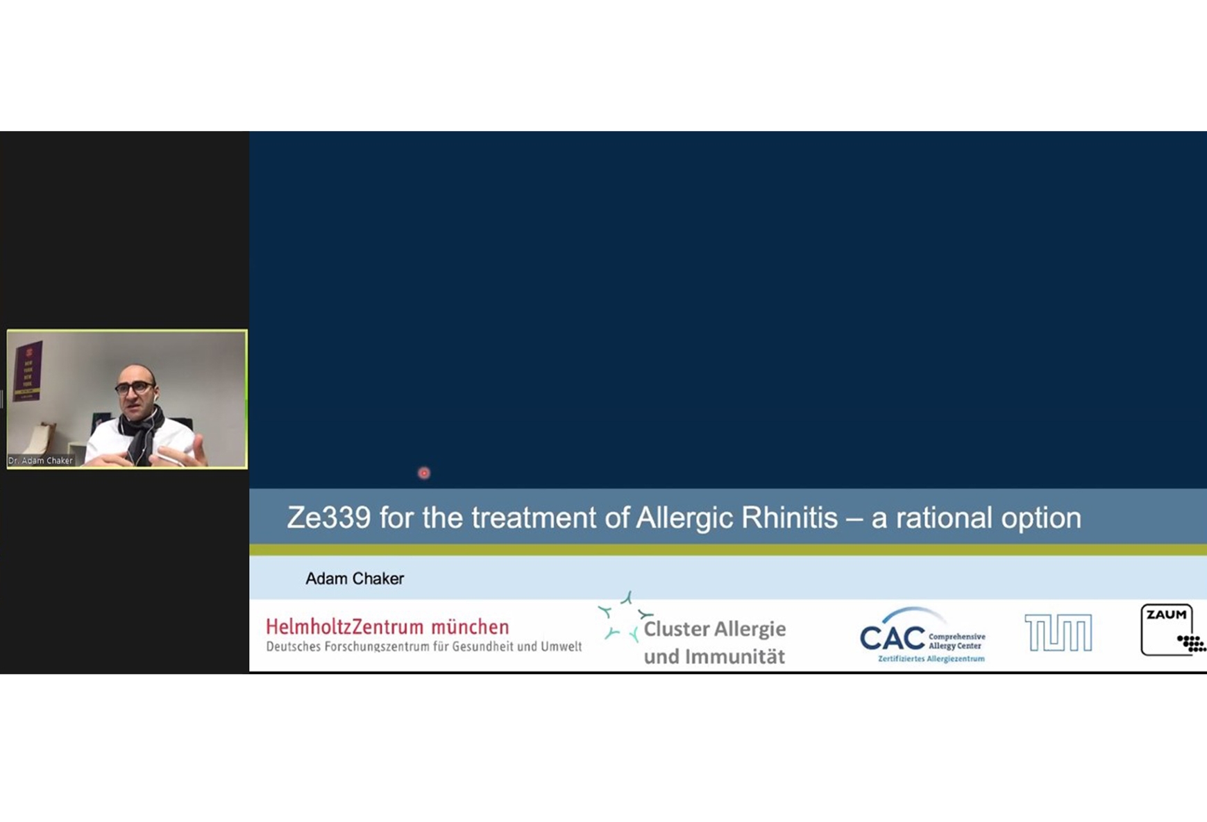 Webinar "Ze339 for the treatment of Allergic Rhinitis - a rational option"
